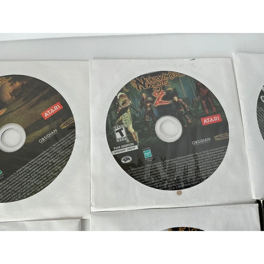 Atari Neverwinter Nights‎ 2 PC Game RPG Forgotten Realms D&D Multi-Disc Set